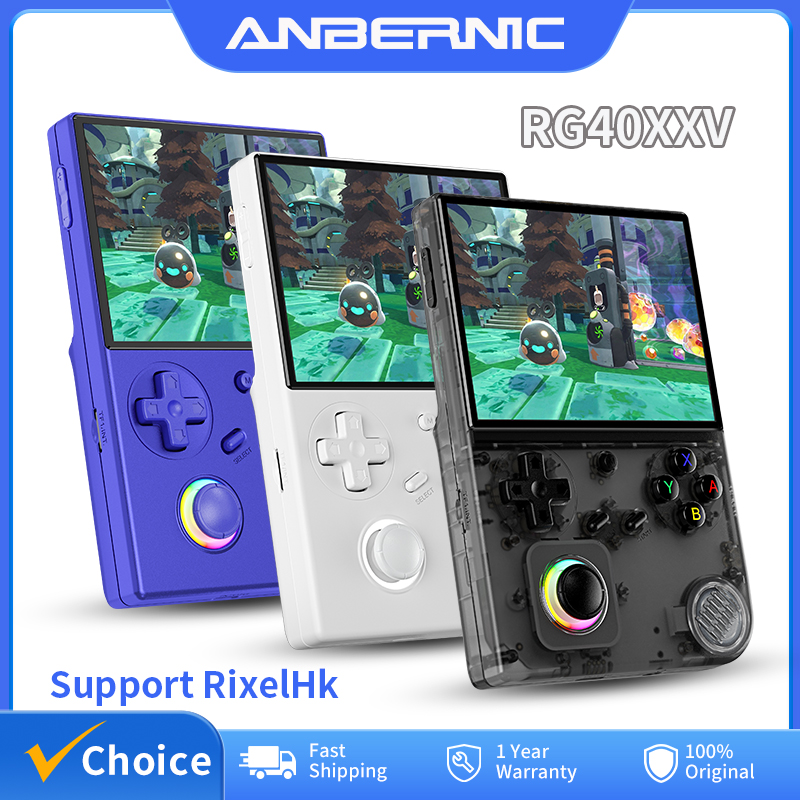 Gaming Console R36 Ultra - ANBERNIC RG40XXV レトロハンドヘルドゲームコンソール 4 インチ IPS