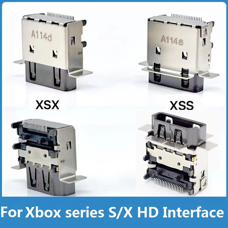 Microsoft Console Xbox Series X - スイッチ用のオリジナルの2つの交換用ジャック,hdmiポート用のhdインターフェイス