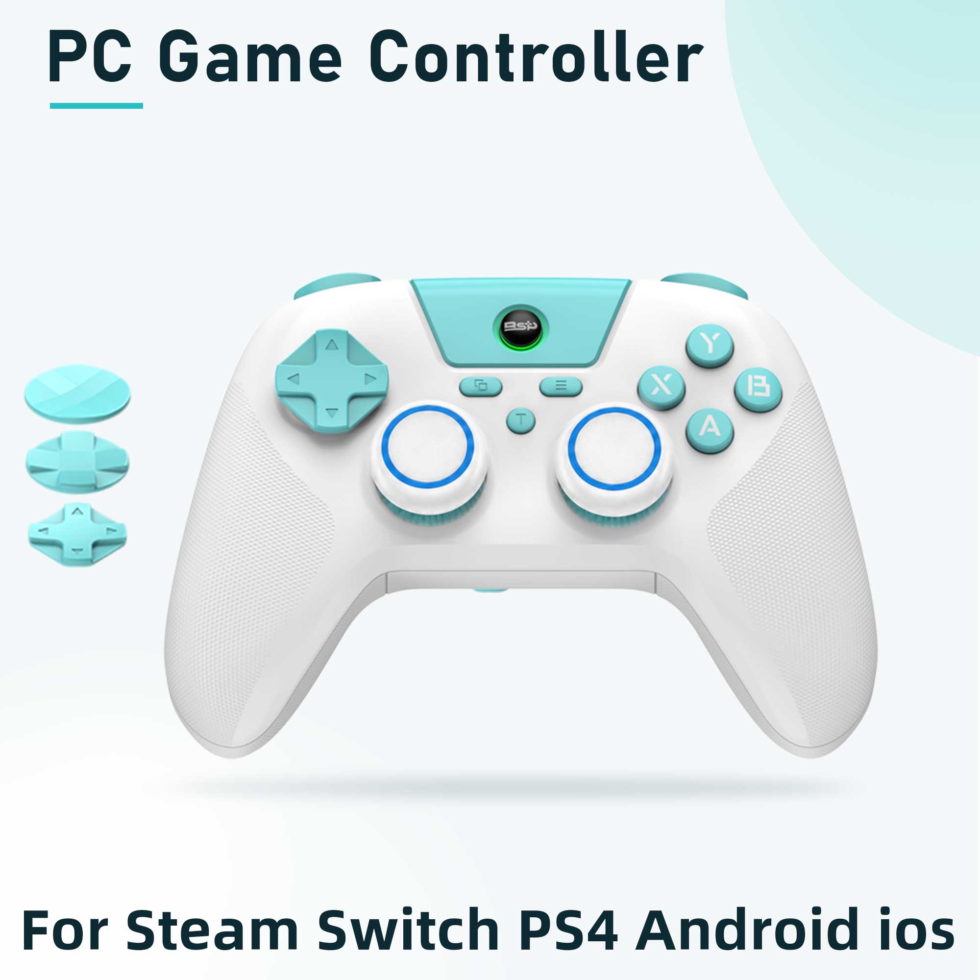 Gaming Console Steam Deck - ワイヤレス PC ゲームコントローラー デュアル振動ゲームパッド付き スイッチ PS3