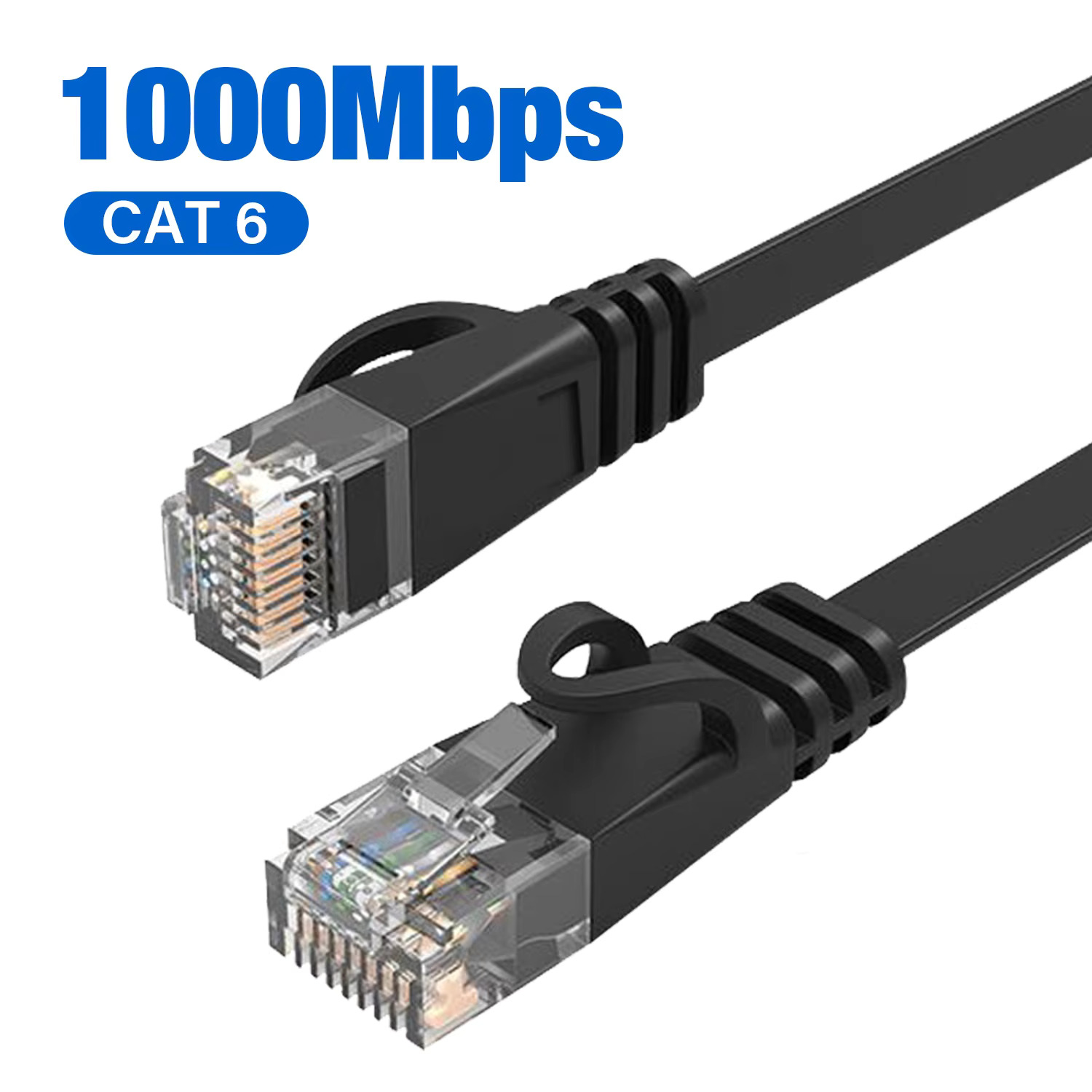 Lan Cable Gaming - Cat 6 イーサネットケーブル フラット Cat6 RJ45