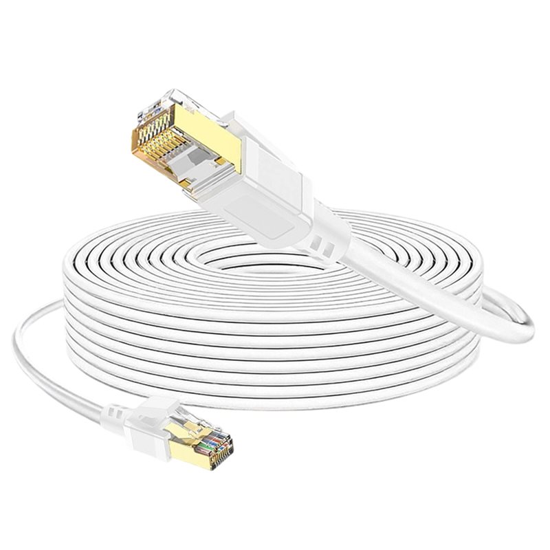 Lan Cable Gaming - A13E-Cat8 イーサネット ケーブル ダブルシールド LAN ワイヤー