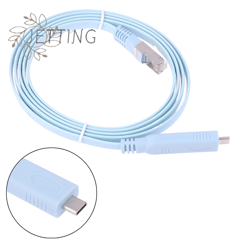 Lan Cable Gaming - ホット1個1.5m USB-C to RJ45コンソールケーブルRS232シリアルアダプター、ルーター用RJ45データケーブルコンバーター、Type-Cスイッチコントロールケーブル