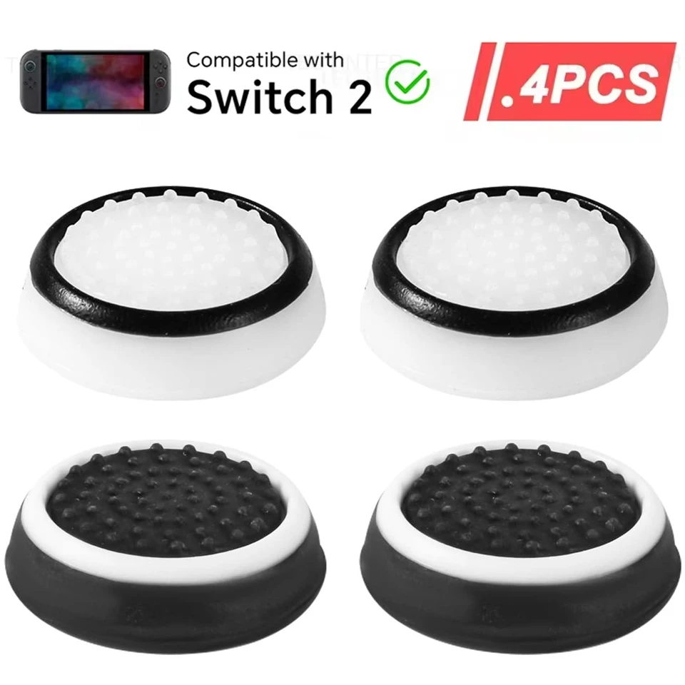 Gaming Console Steam Deck - 2/4 個シリコンサムスティックジョイスティックグリップキャップ PS5/PS4/PS3 コントローラ用スチームデッキ/Xbox One/Xbox 360