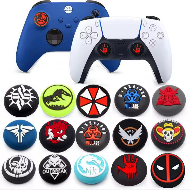 Xbox Elite Controller - 親指スティックグリップキャップサムスティックジョイスティックカバーケースソニーデュアルショック 5/4/3 PS5 PS4 PS3 スリム