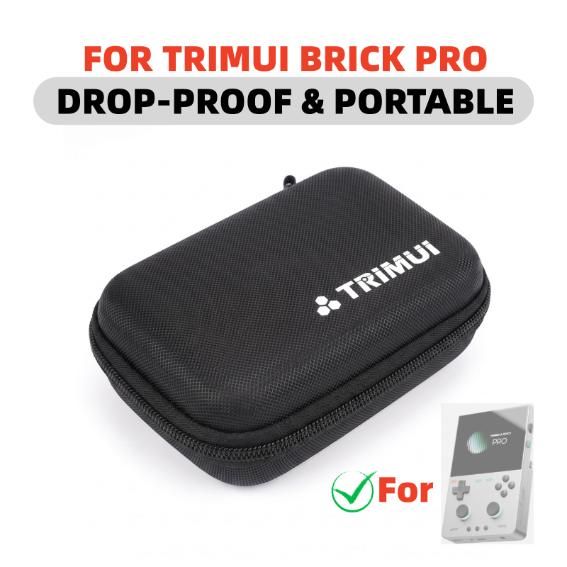 Gaming Console Bag - TRIMUI BRICK PRO ゲームコンソール用ポータブルハード EVA キャリングケース、360