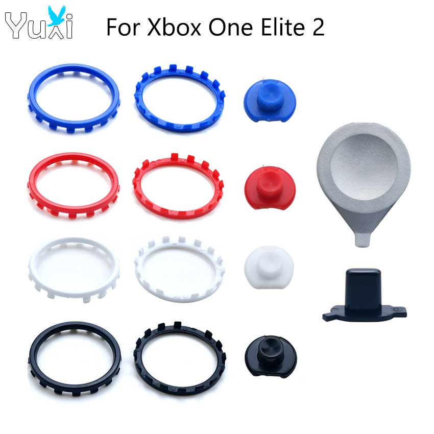 Xbox Elite Controller - Yuxi-Xbox One, Elite Series 2用のアナログジョイスティックアクセントリング,交換,強化ボタン,感度レギュレーター