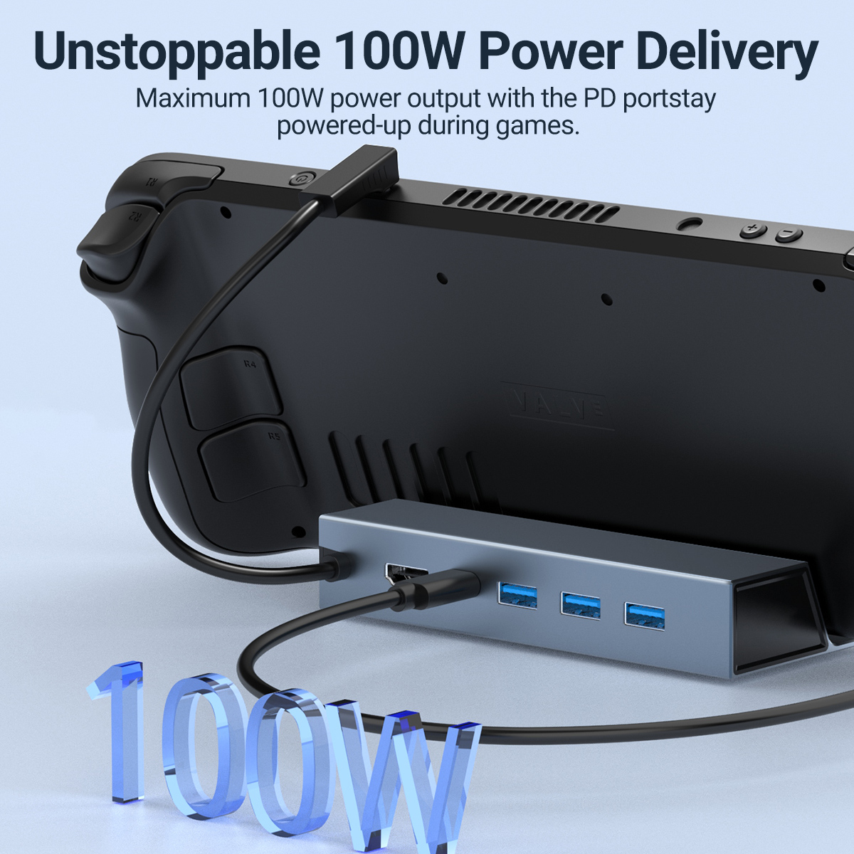 5 in 1 USB-C ゲームハブ タイプC コンソールド - Gaming Console Steam Deck のレビューと価格