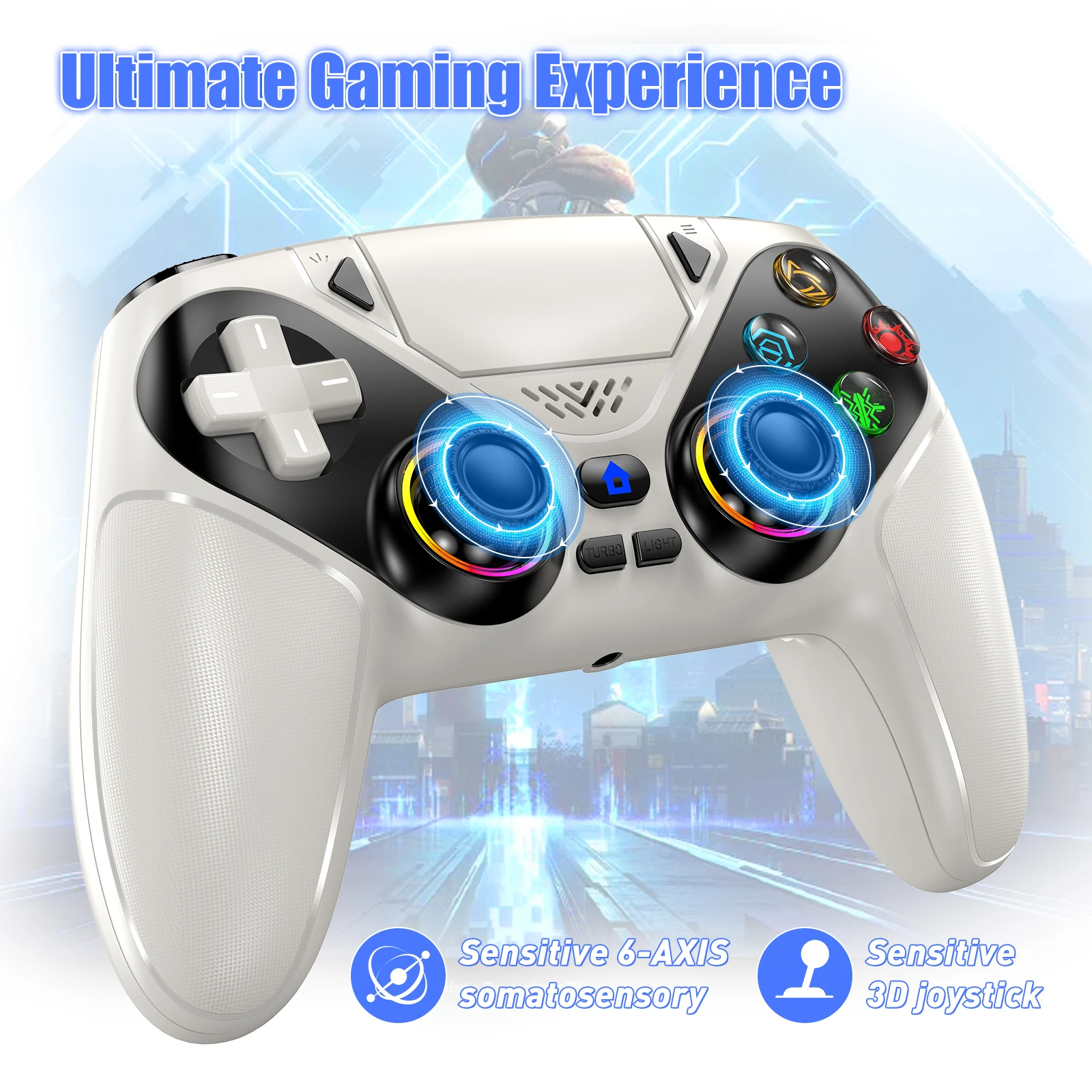 ワイヤレスコントローラーゲームパッド プレイステーション5  - Gaming Console Portable Pc のレビューと価格