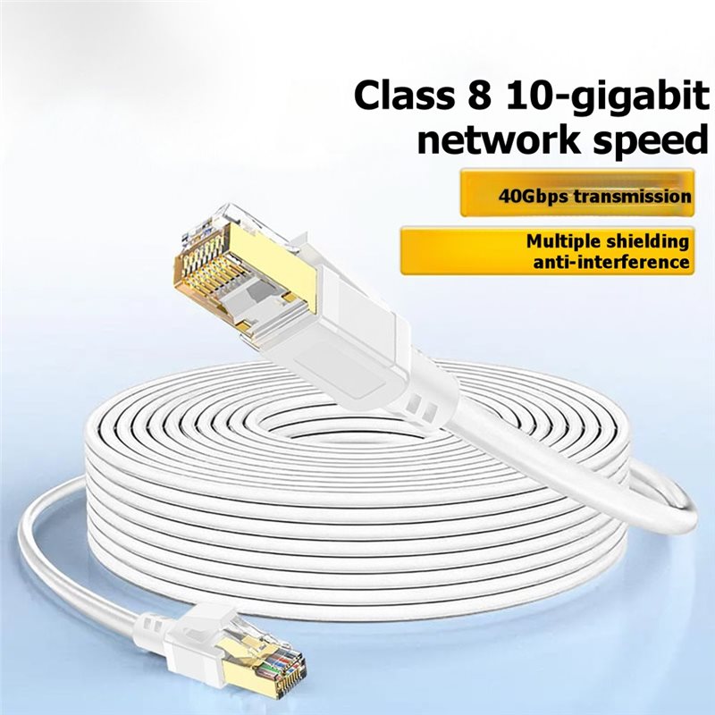 A13E-Cat8 イーサネット ケーブル ダブルシールド  - Lan Cable Gaming のレビューと価格
