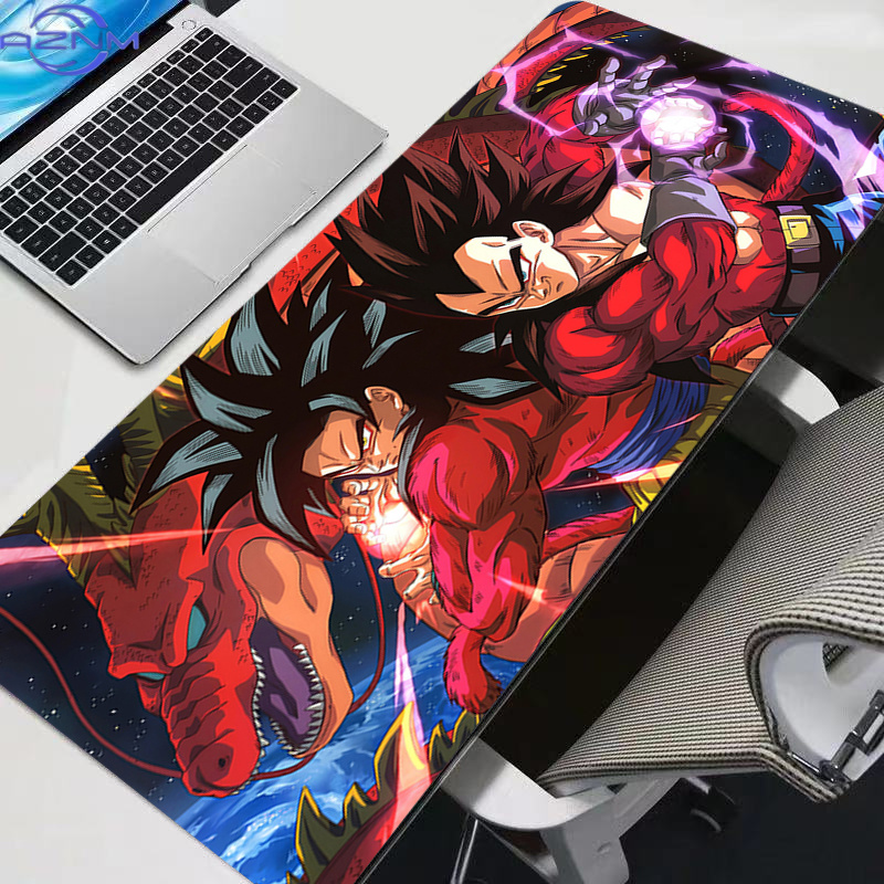 レザー製ドラゴンボールZマウスパッド、ラバー製大型PCマウス - Gaming Console Portable Pc のレビューと価格