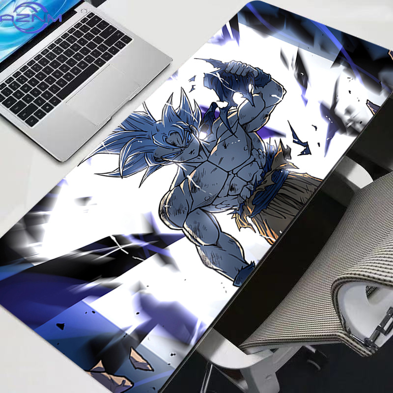 レザー製ドラゴンボールZマウスパッド、ラバー製大型PCマウス - Gaming Console Portable Pc のレビューと価格