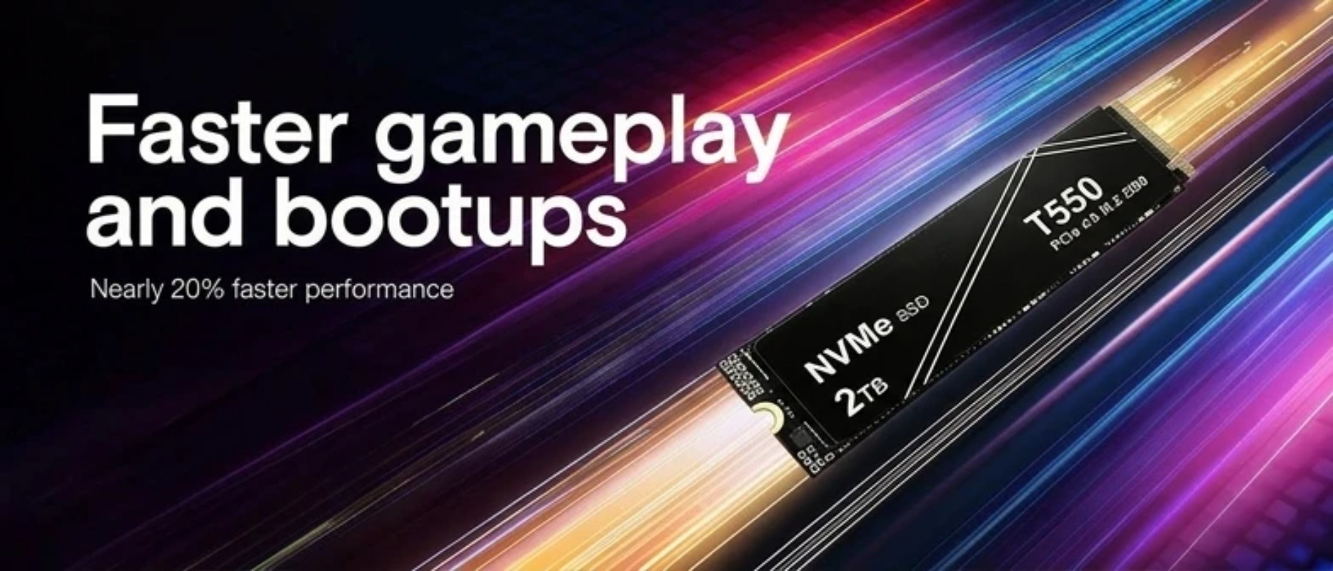 新型T550大容量ポータブルSSD NVMe PCIe Ge - Gaming Console Portable Pc のレビューと価格
