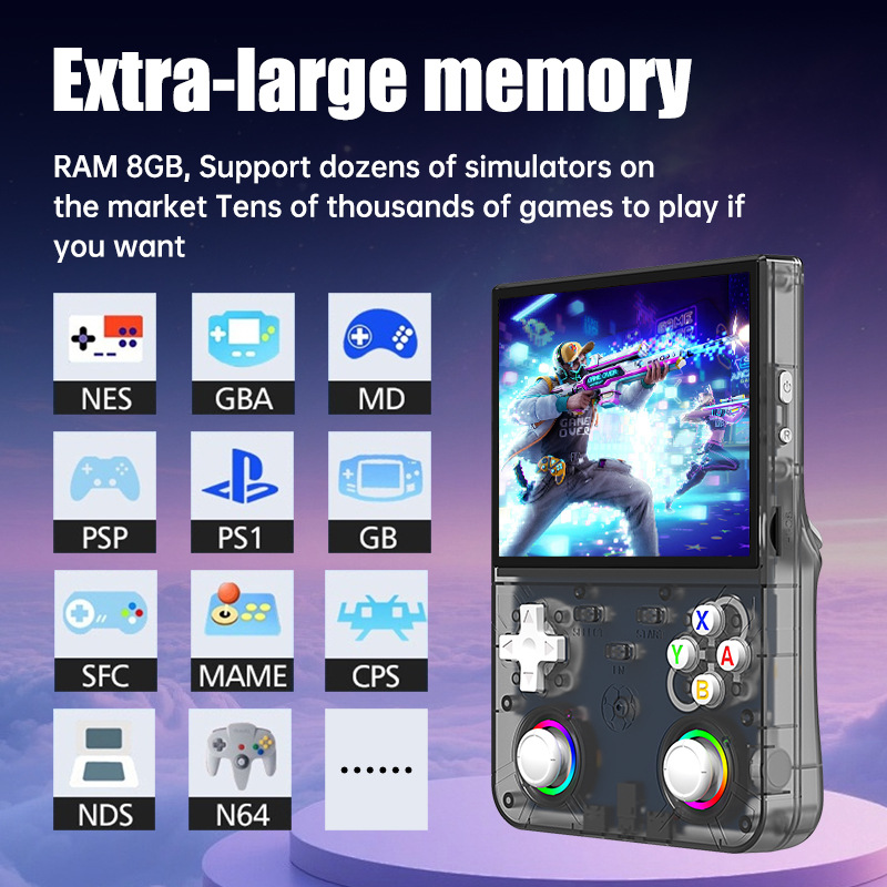 携帯型ゲーム機 R36 ウルトラX レトロゲームプレーヤー  - Gaming Console R36 Ultra のレビューと価格