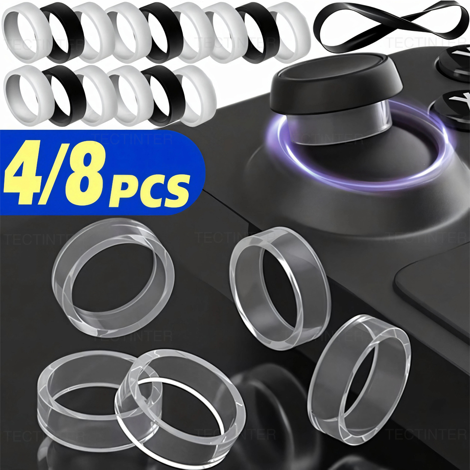 4/8 個の弾性保護ジョイスティックゴムリング PS5/PS - Gaming Console Steam Deck のレビューと価格