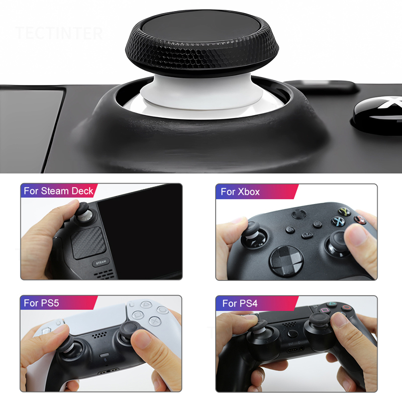 4/8 個の弾性保護ジョイスティックゴムリング PS5/PS - Gaming Console Steam Deck のレビューと価格