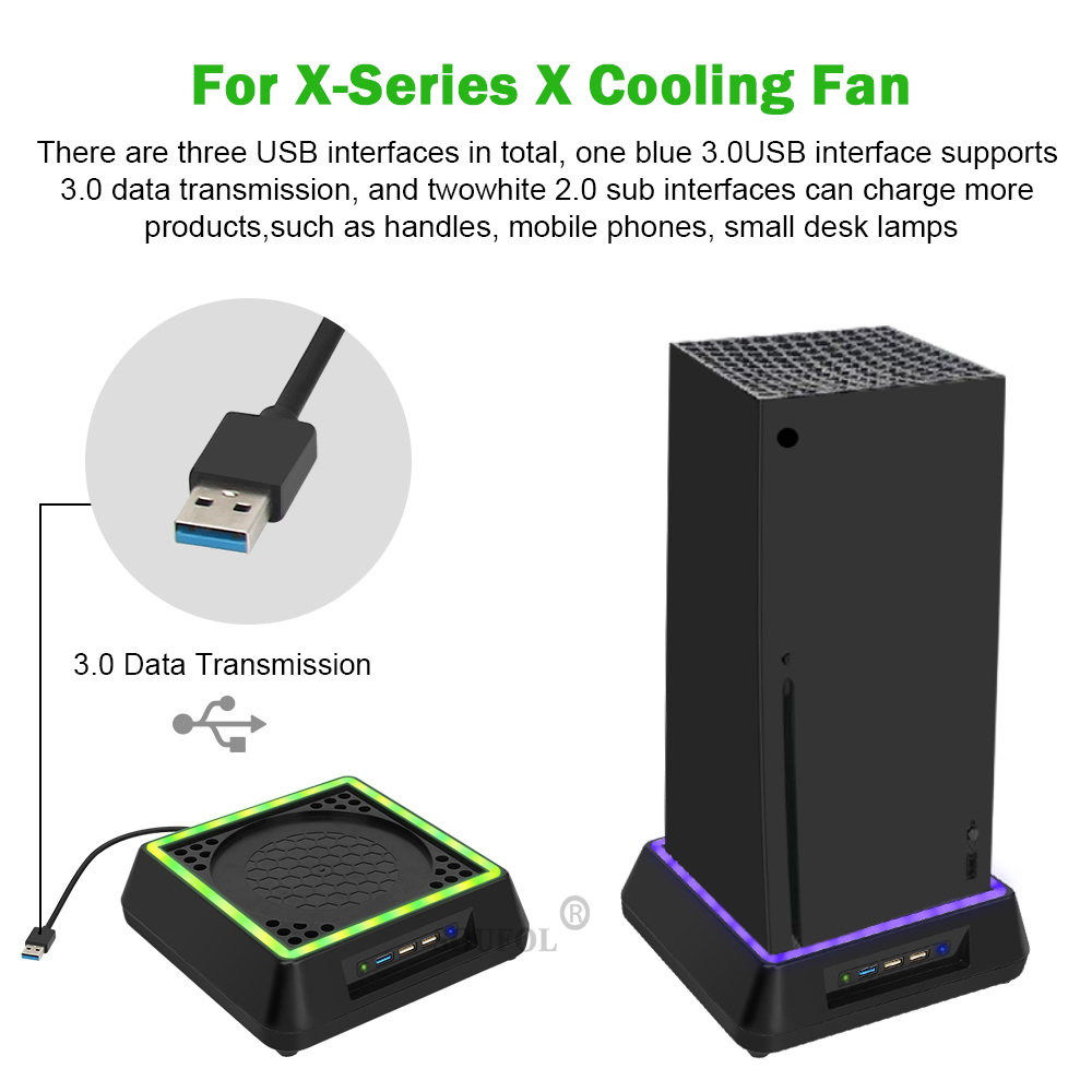 Xbox シリーズ X コンソール冷却ファン LED ライト - Microsoft Console Xbox Series X のレビューと価格