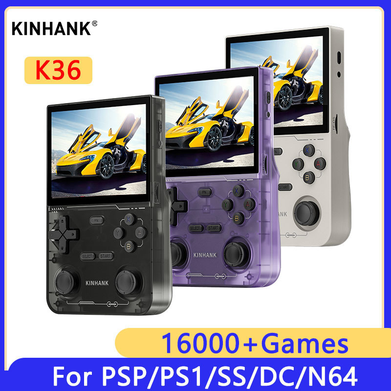 KINHANK K36 レトロハンドヘルドビデオゲームコンソ - Gaming Console R36 Ultra のレビューと価格