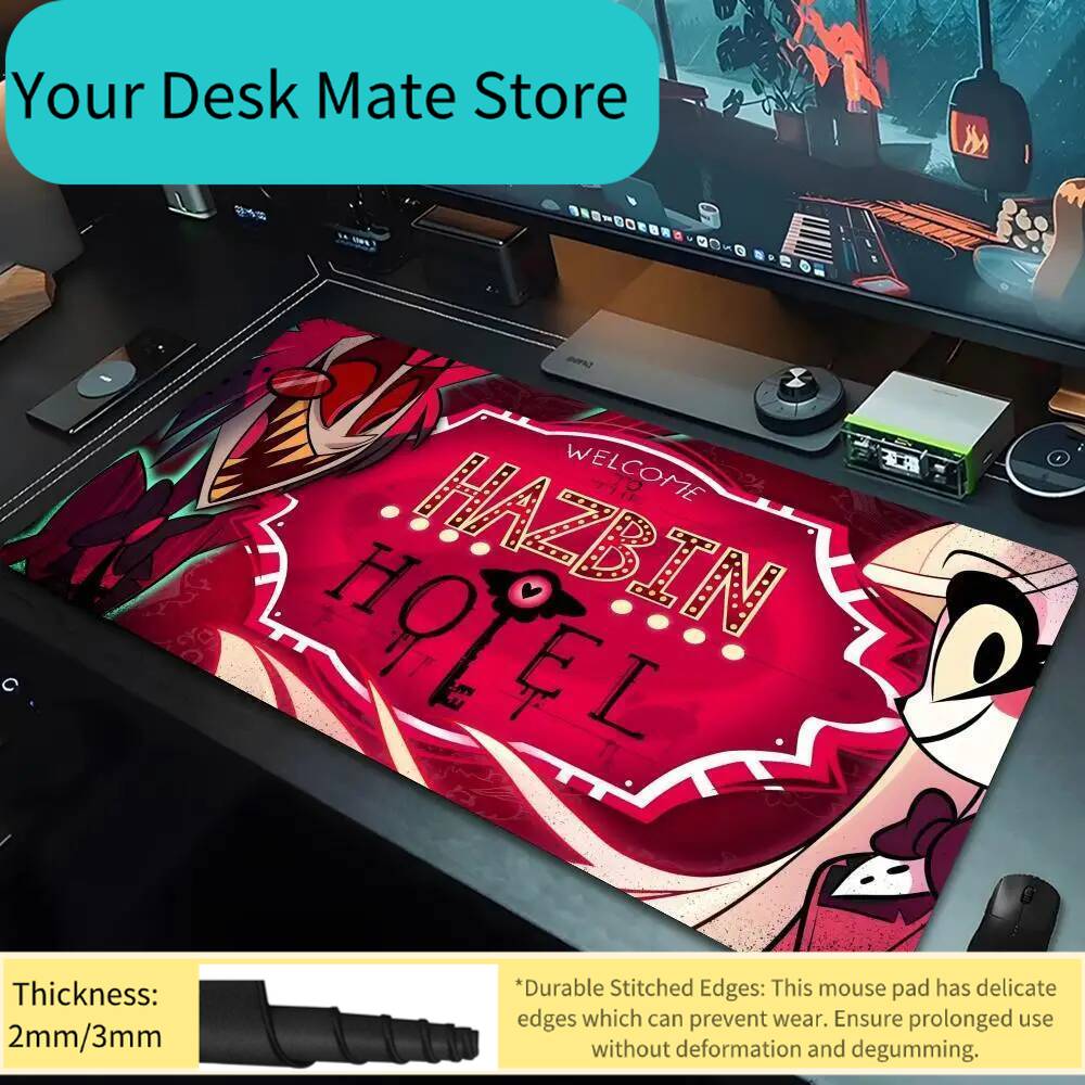 HazbinS H-Hotels AlastorS マウスパ - Gaming Console Desk のレビューと価格
