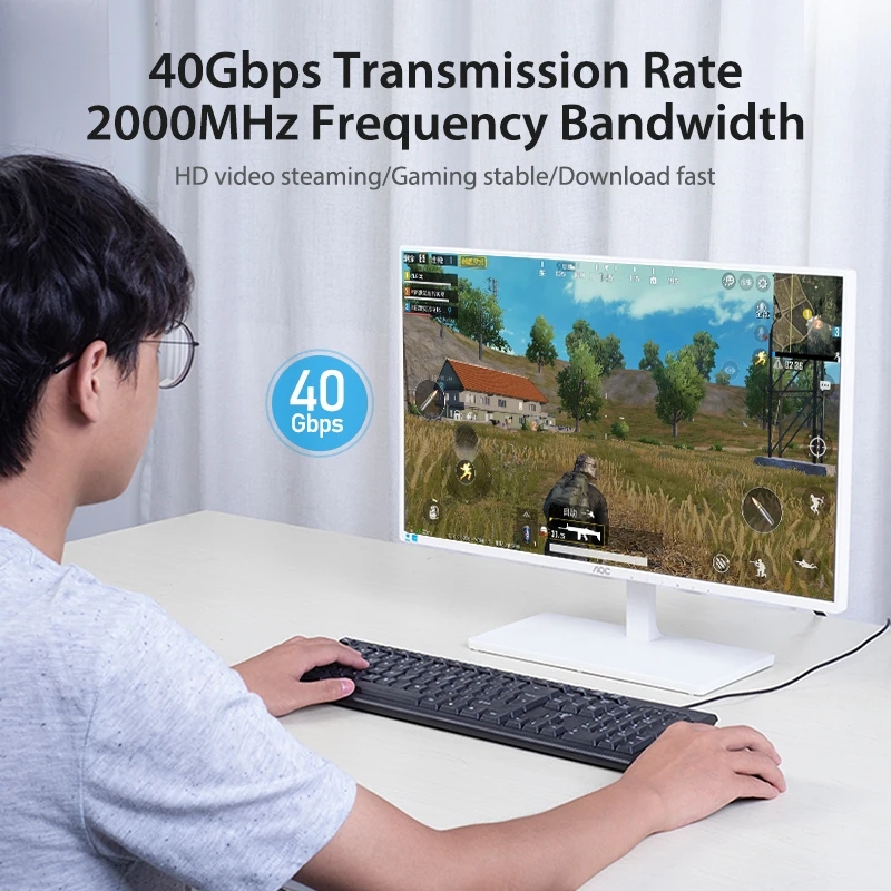MIZIQIER ロング CAT 8 フラットネットワークイ - Lan Cable Gaming のレビューと価格