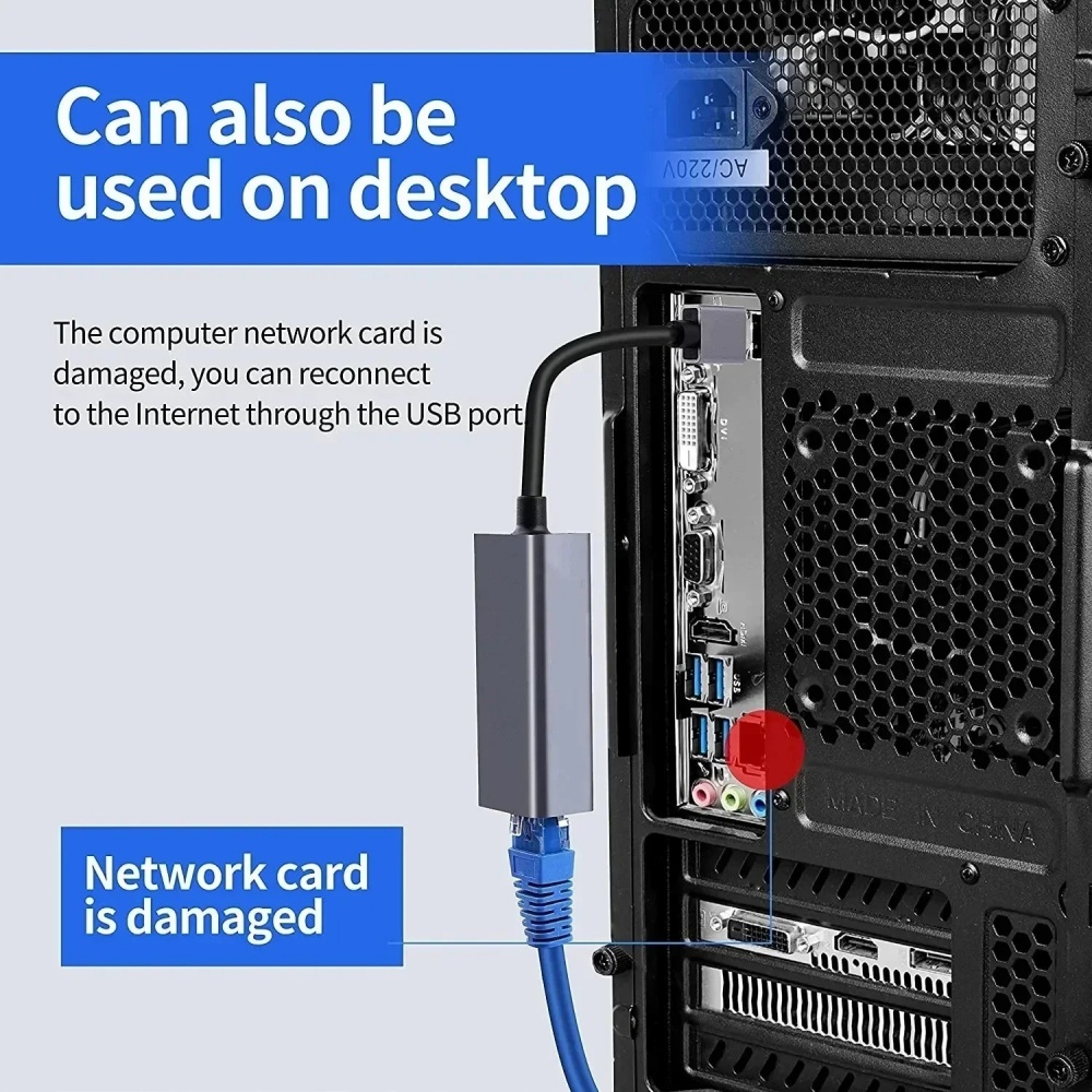 USB Type-C イーサネットアダプター ネットワークカ - Lan Cable Gaming のレビューと価格
