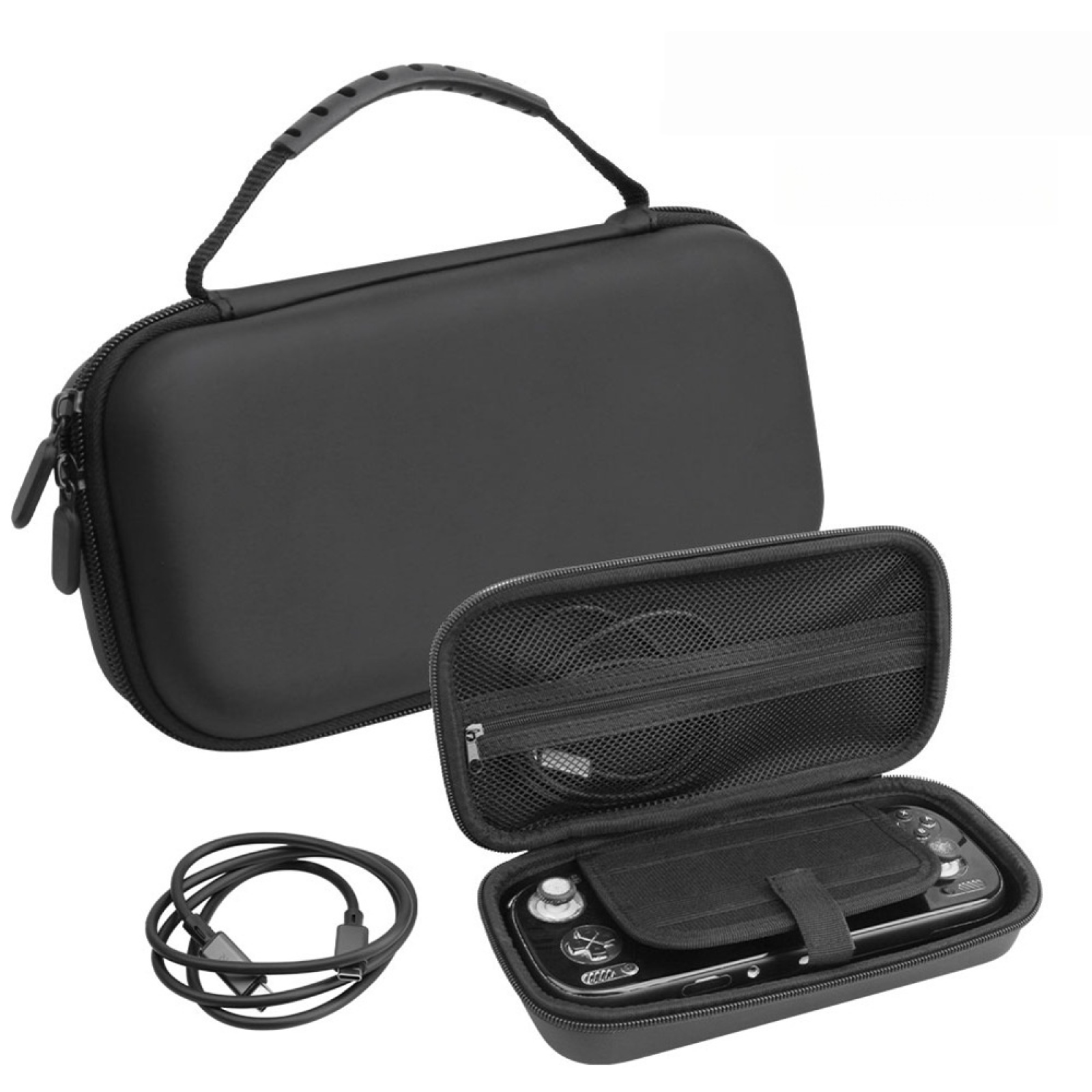 Ayn Odin 3用ハードキャリングケース、ポータブルPU - Gaming Console Bag のレビューと価格